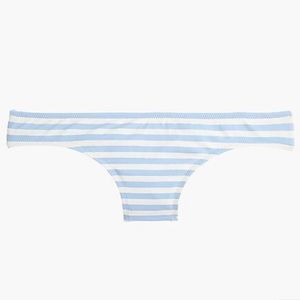 bikini bottom in pale blue stripe